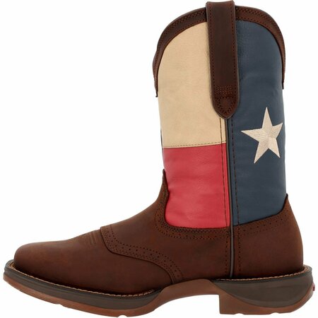 Durango Rebel by Texas Flag Western Boot, DARK BROWN/TEXAS FLAG, D, Size 9 DB4446